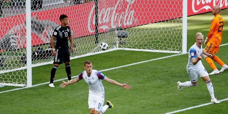 Argentina vs Iceland mới đối đầu 1 lần